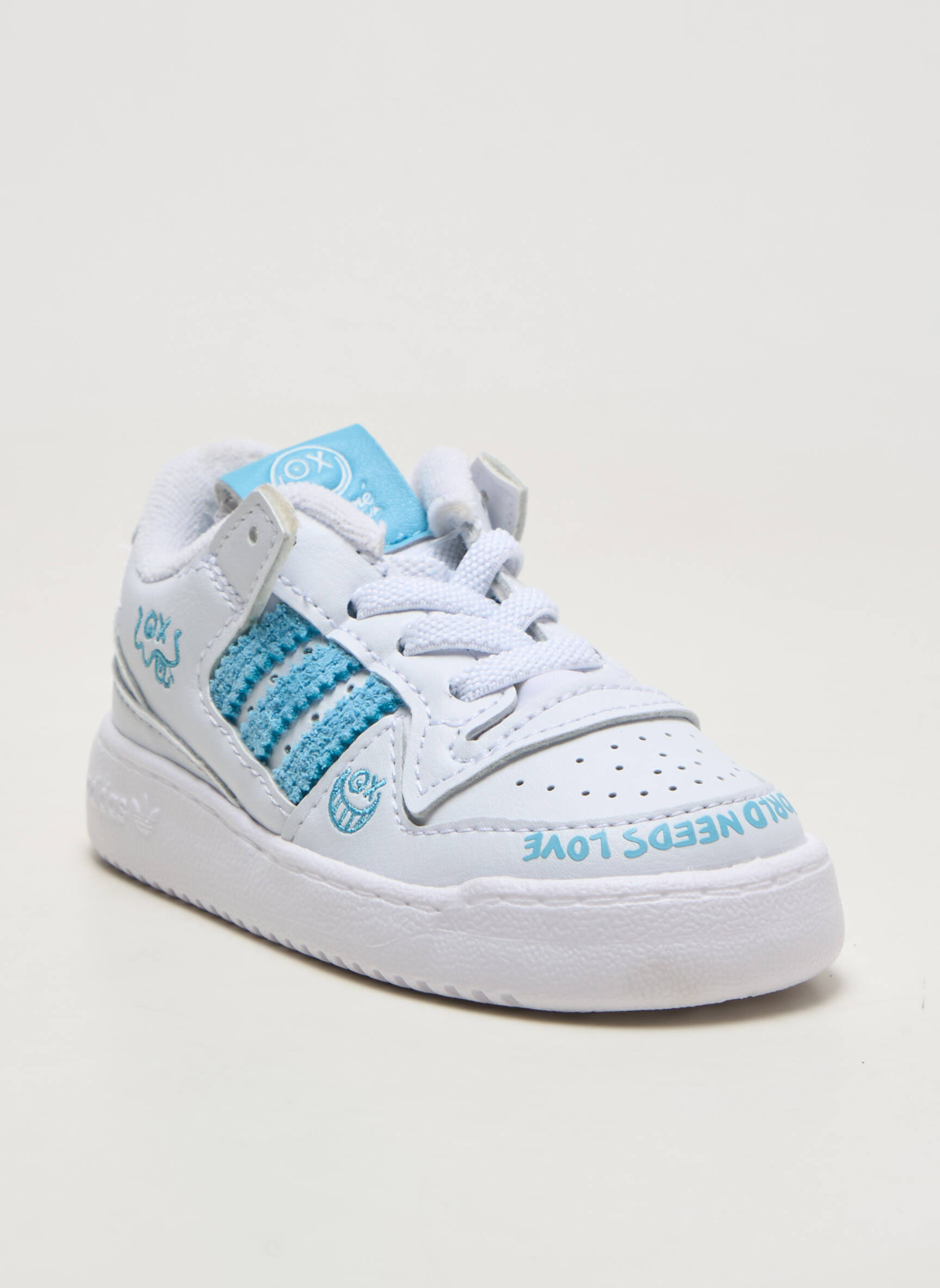 Adidași alb ADIDAS fată