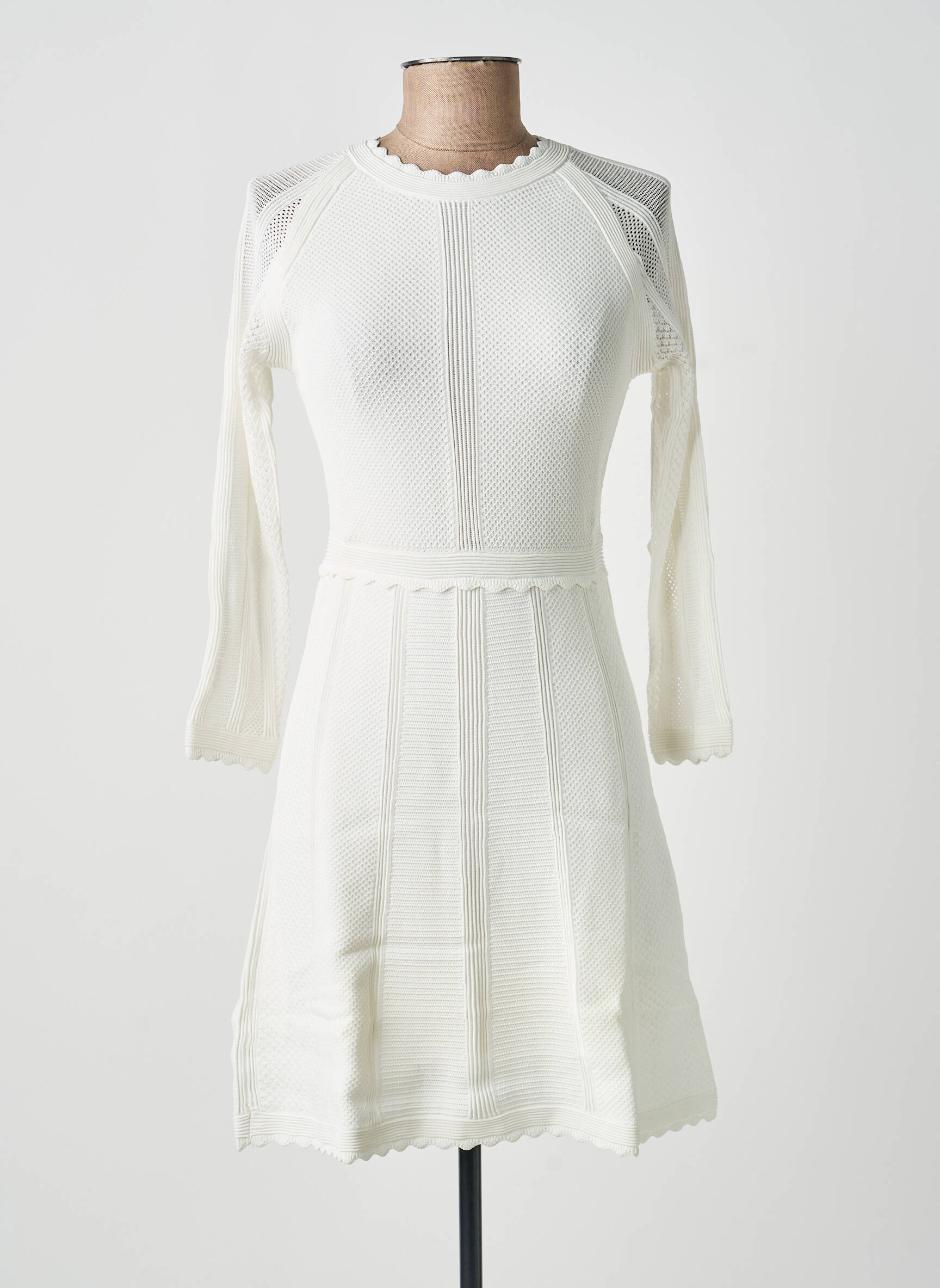 Rochie scurtă alb THE KOOPLES femeie