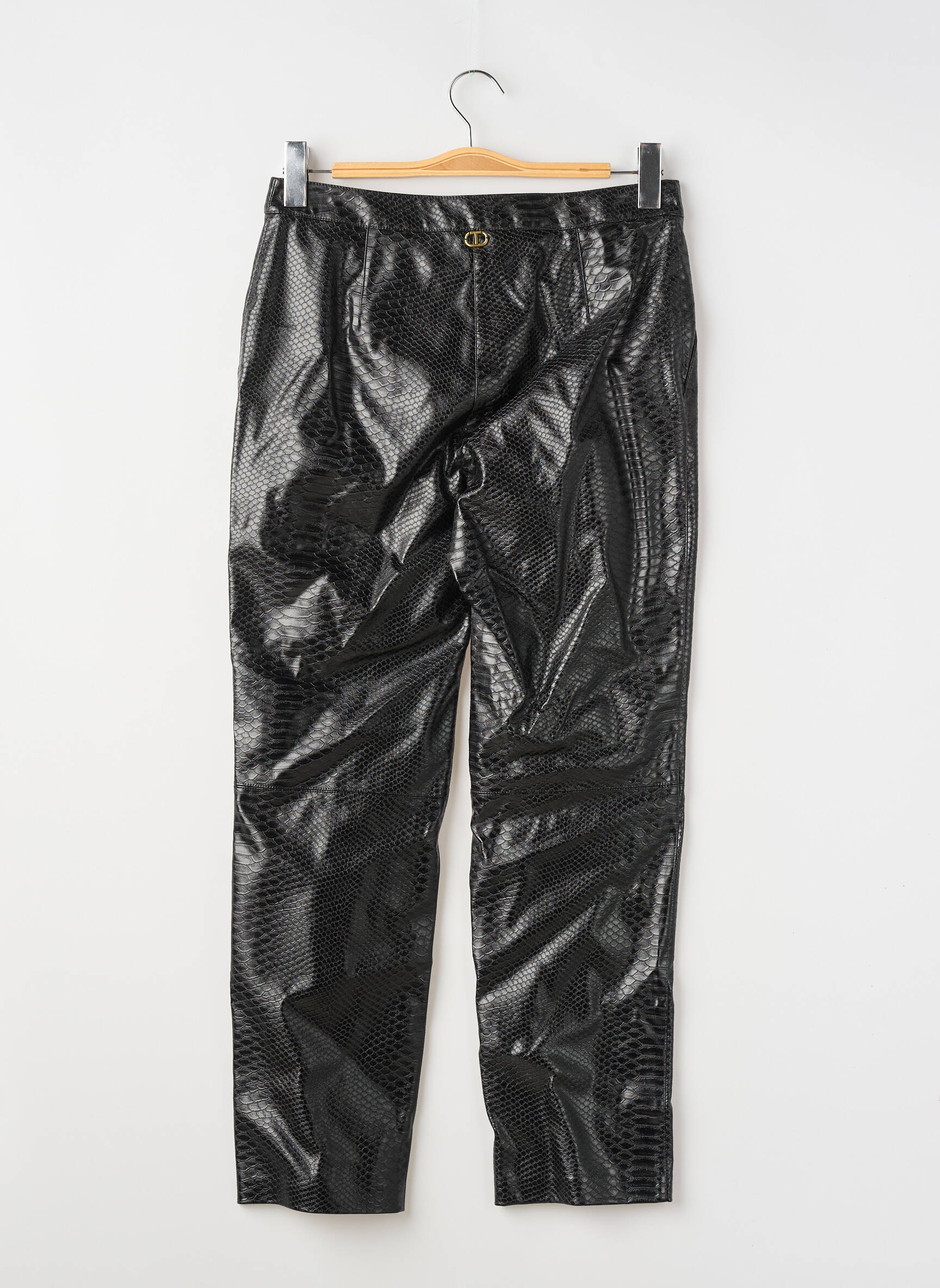 Pantalon drept negru TWINSET femeie