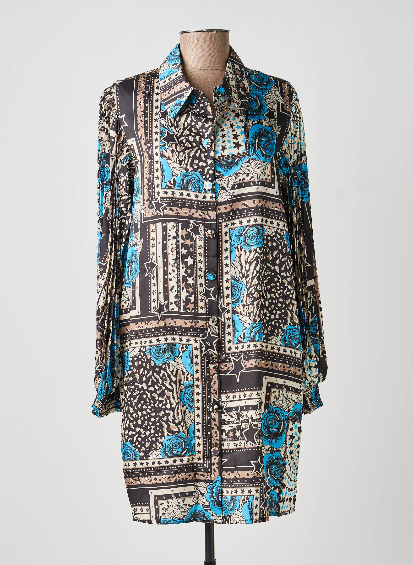 Rochie scurtă albastru TWINSET femeie