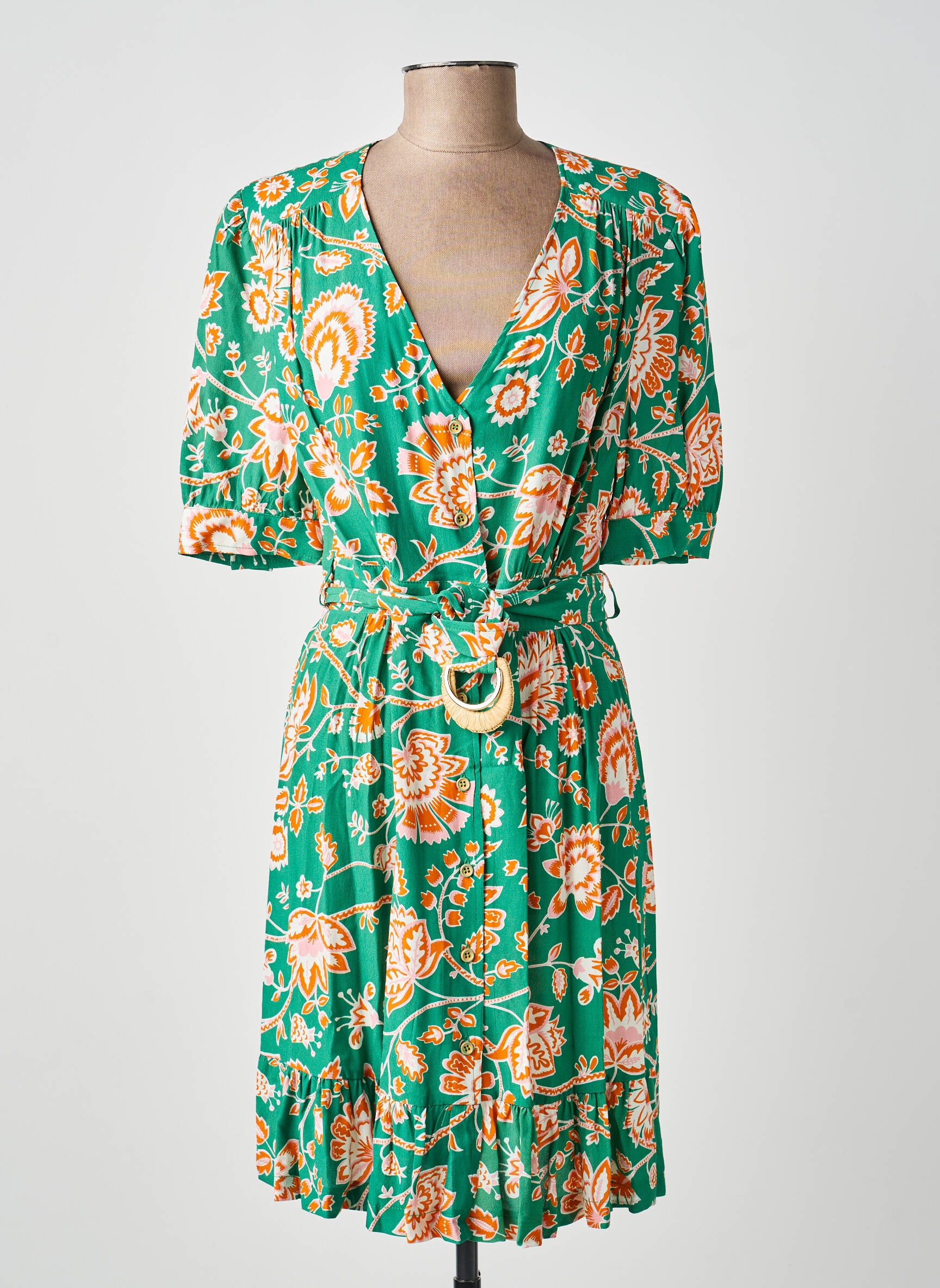 Rochie scurtă verde LA PETITE FRANCAISE femeie