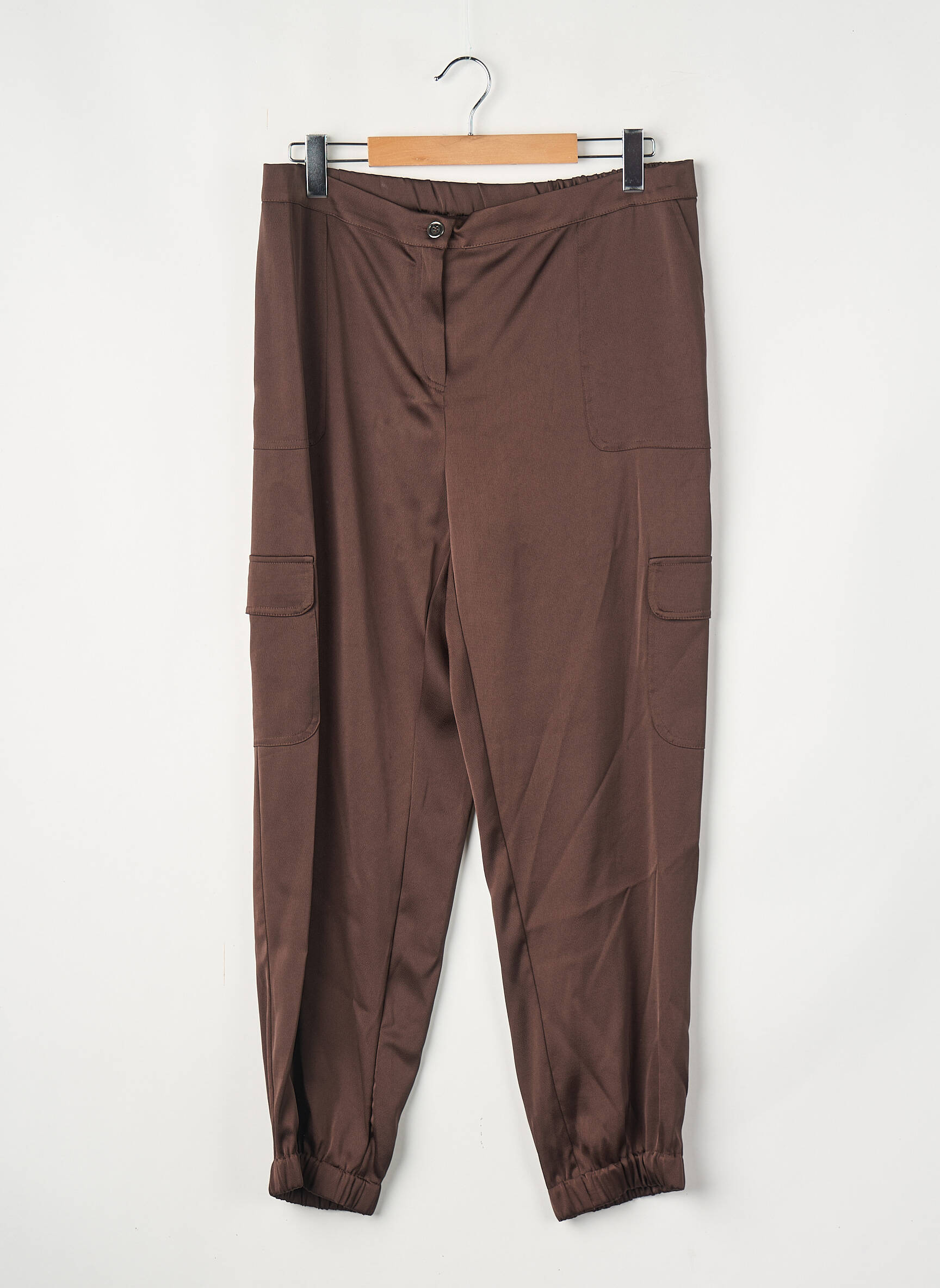 Pantalon cargo maro PERSONA BY MARINA RINALDI femeie