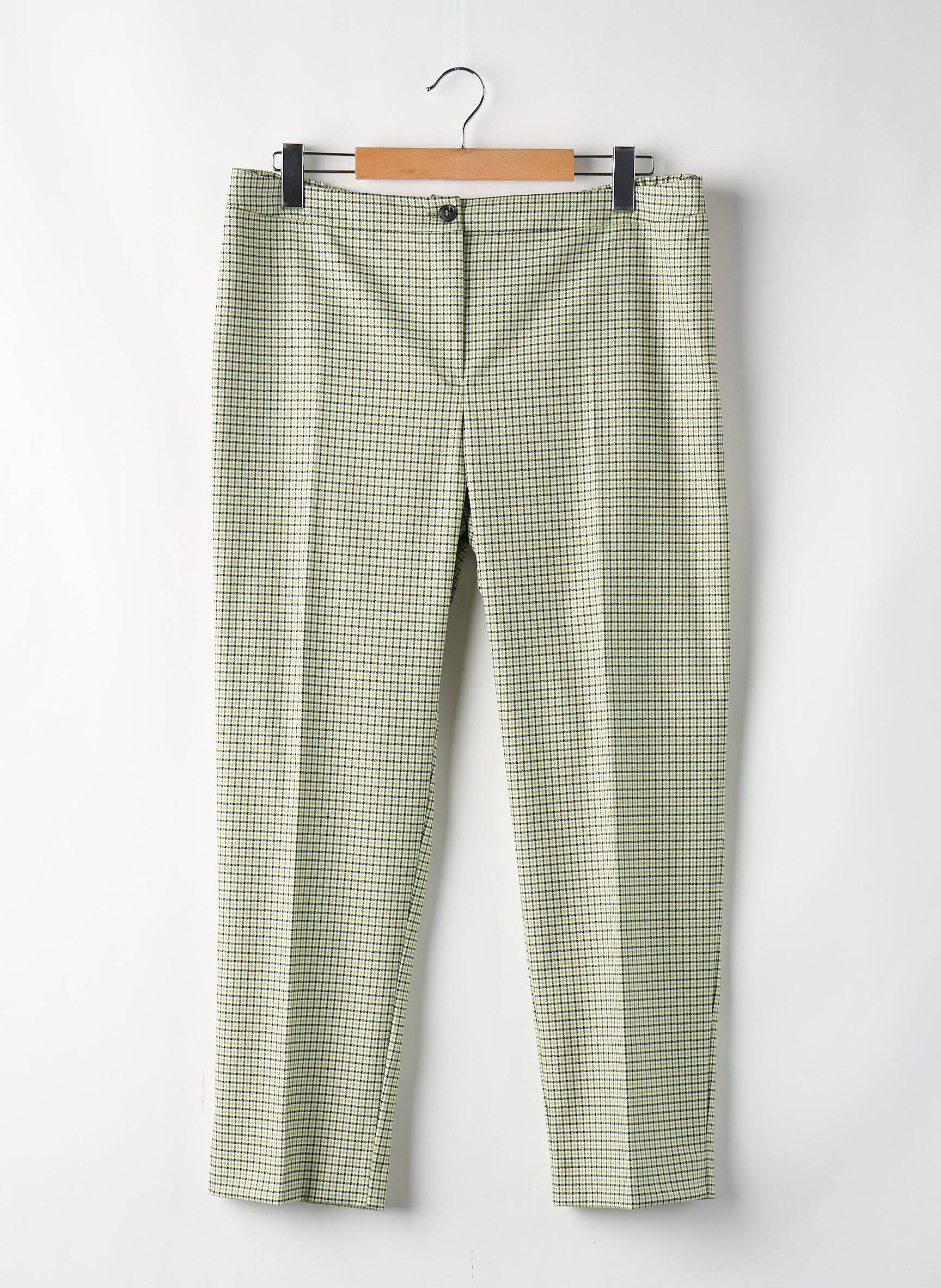 Pantalon drept verde PERSONA BY MARINA RINALDI femeie