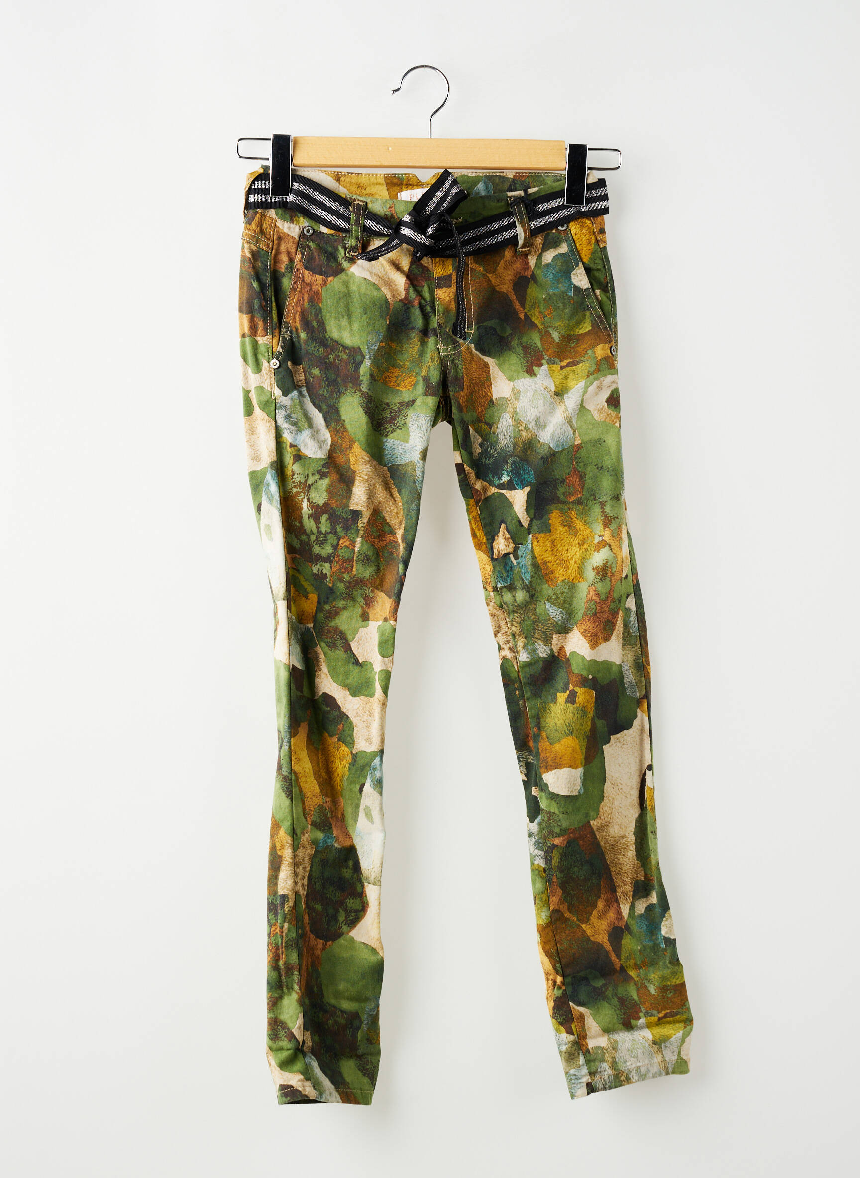 Pantalon drept multicolor PLEASE femeie