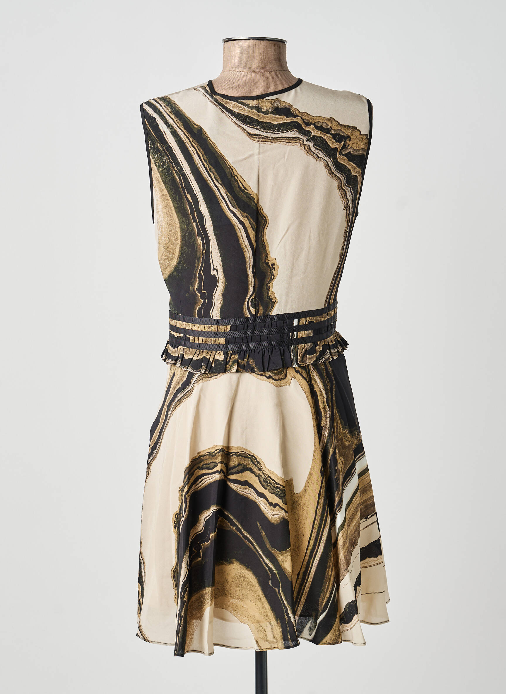 Rochie scurtă bej THE KOOPLES femeie