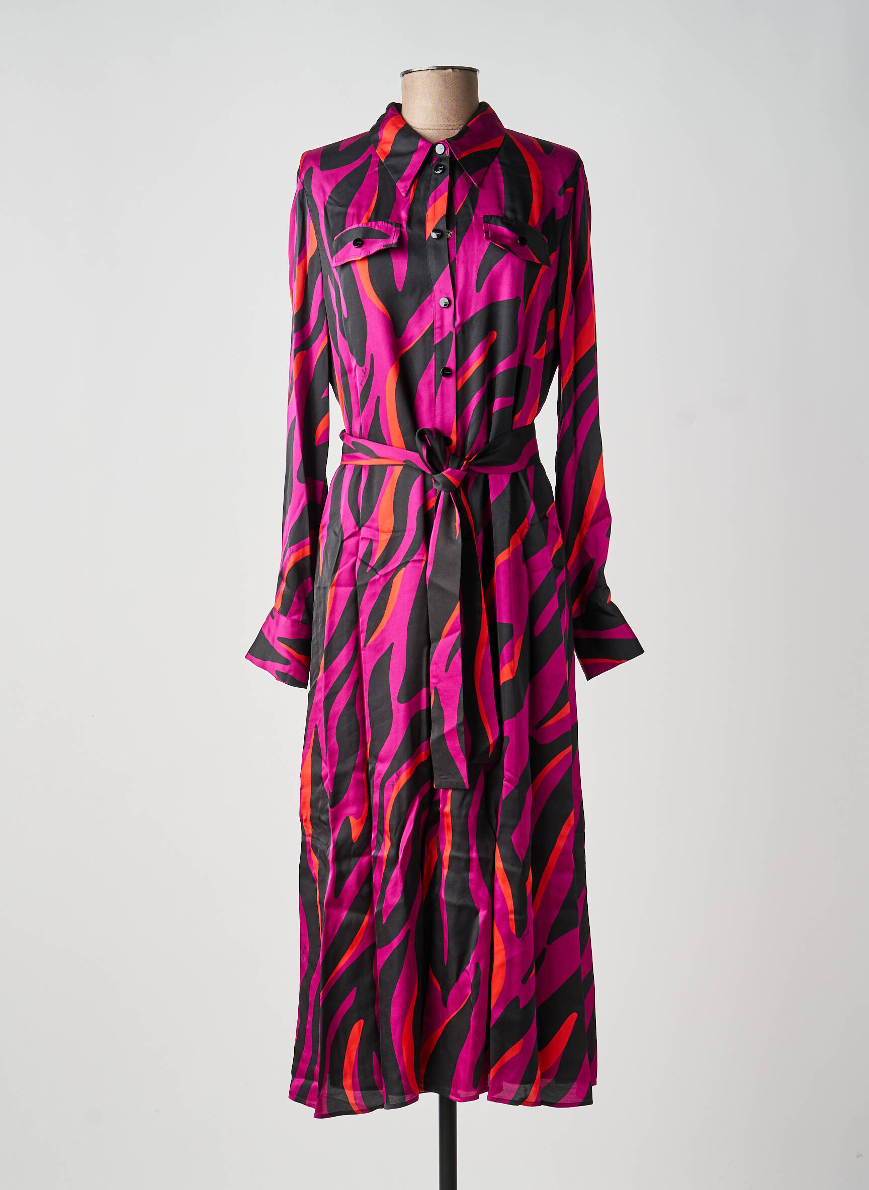 Rochie lungă multicolor PINKO femeie