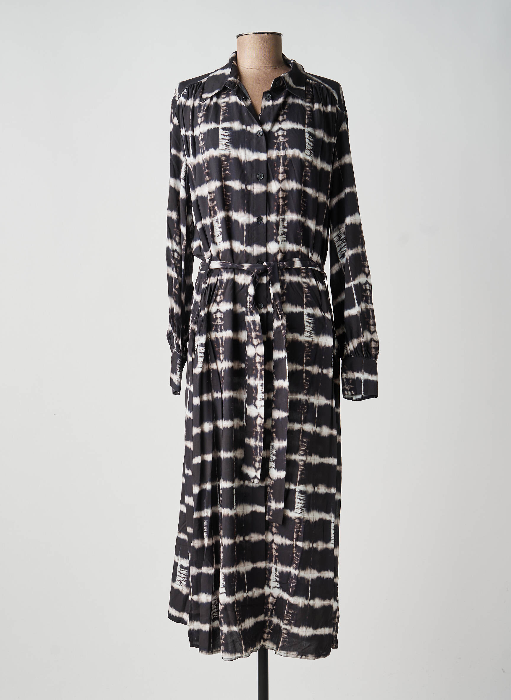 Rochie lungă negru PLEASE femeie