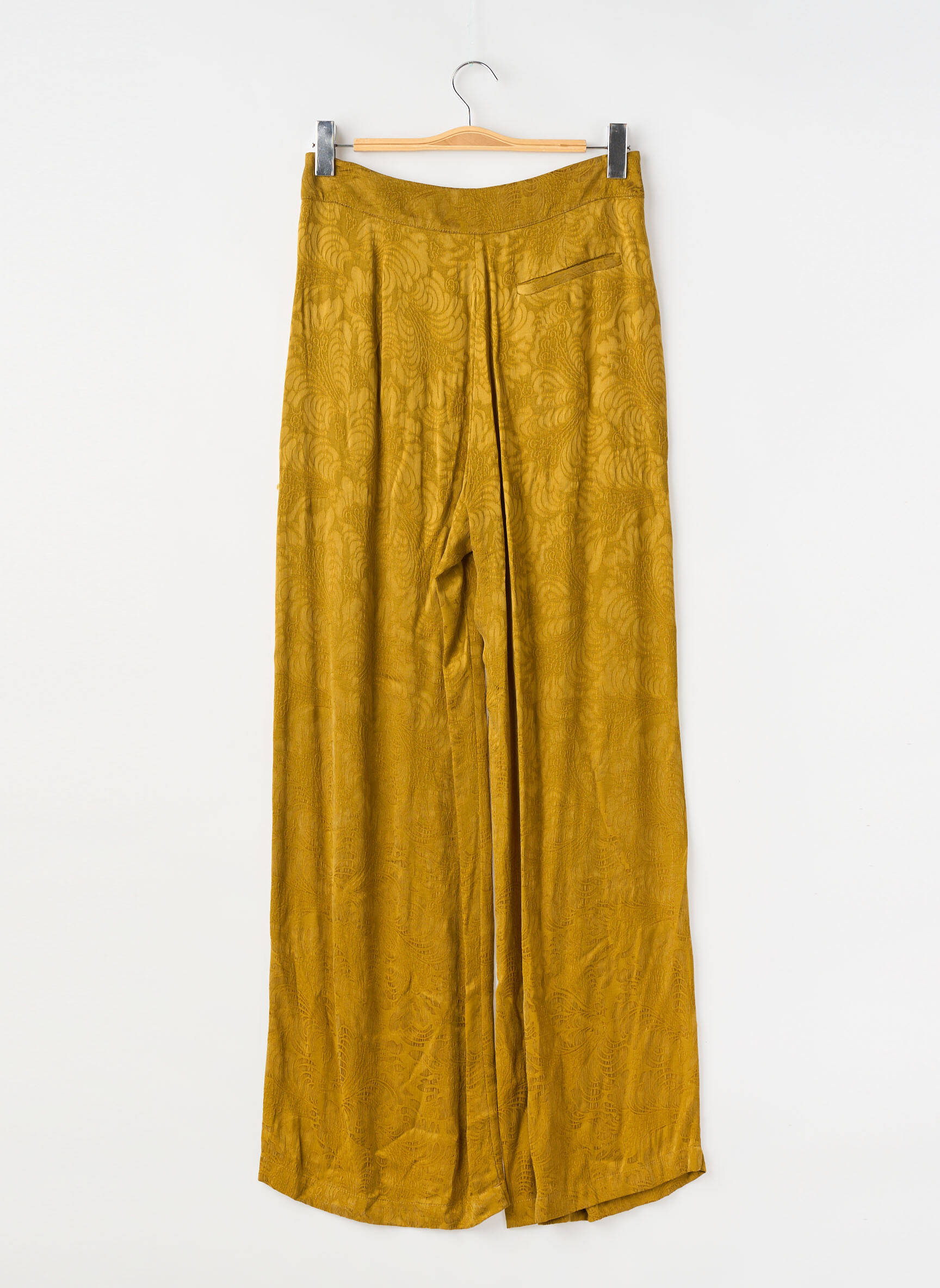 Pantalon larg maro MOMONI femeie
