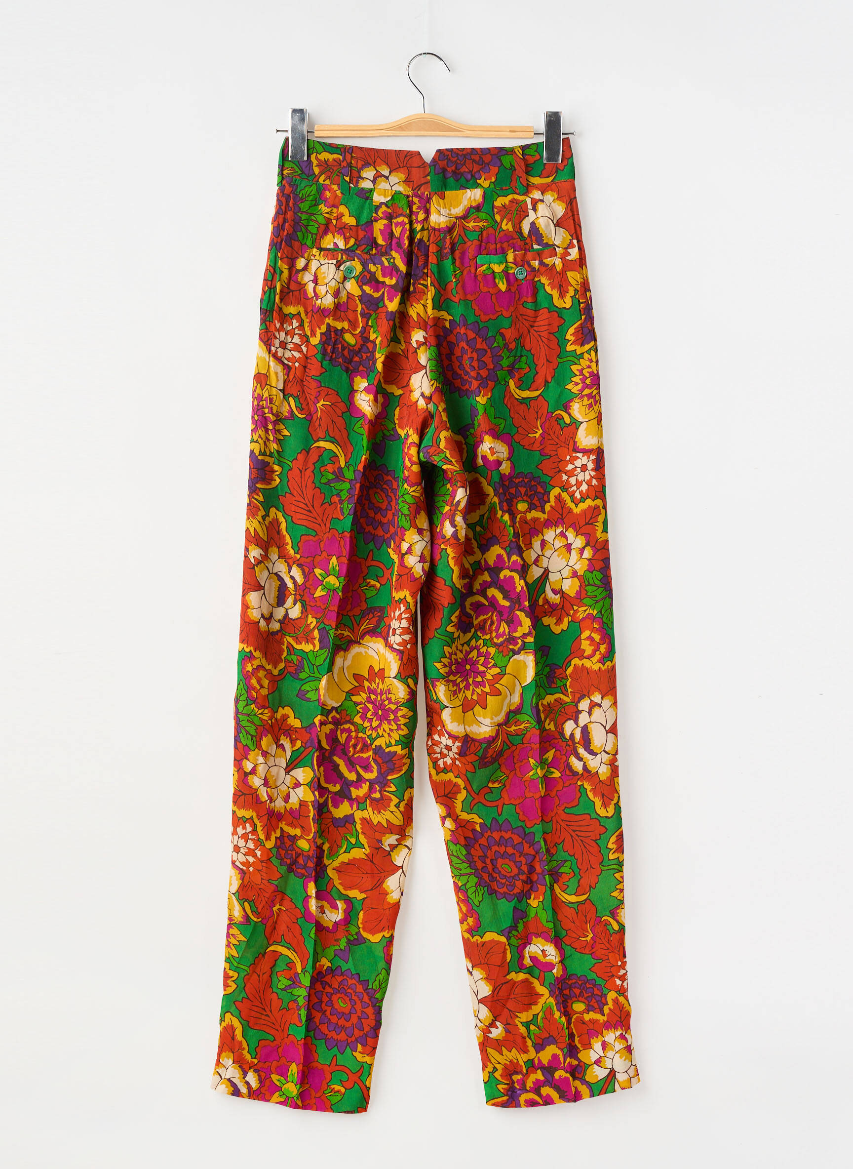 Pantalon drept multicolor LAURENCE BRAS femeie