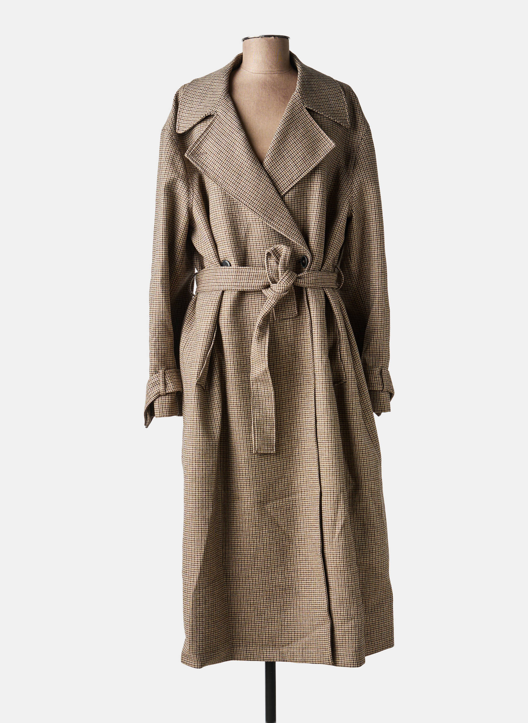 Trench multicolor POMANDERE femeie