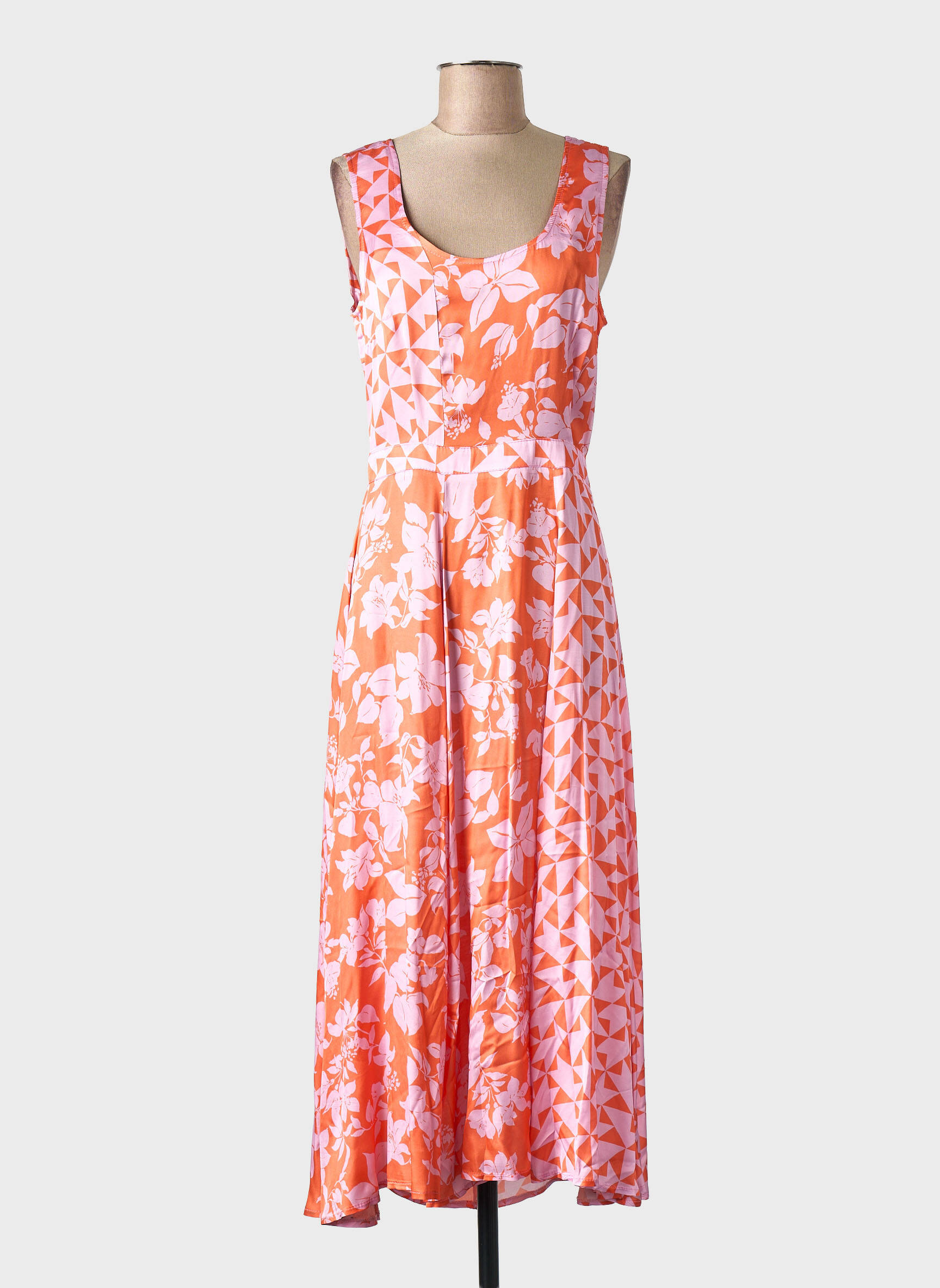 Rochie lungă portocalie LA PETITE FRANCAISE femeie