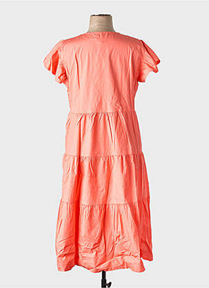 Rochie midi portocalie VERO MODA femeie