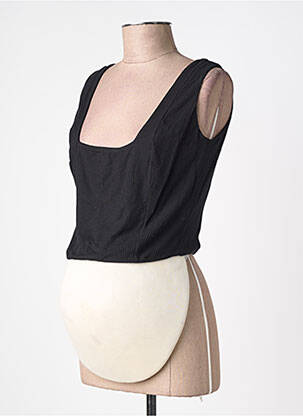 Top negru MAT FASHION femeie