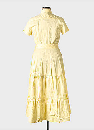 Rochie lungă galben RALPH LAUREN femeie