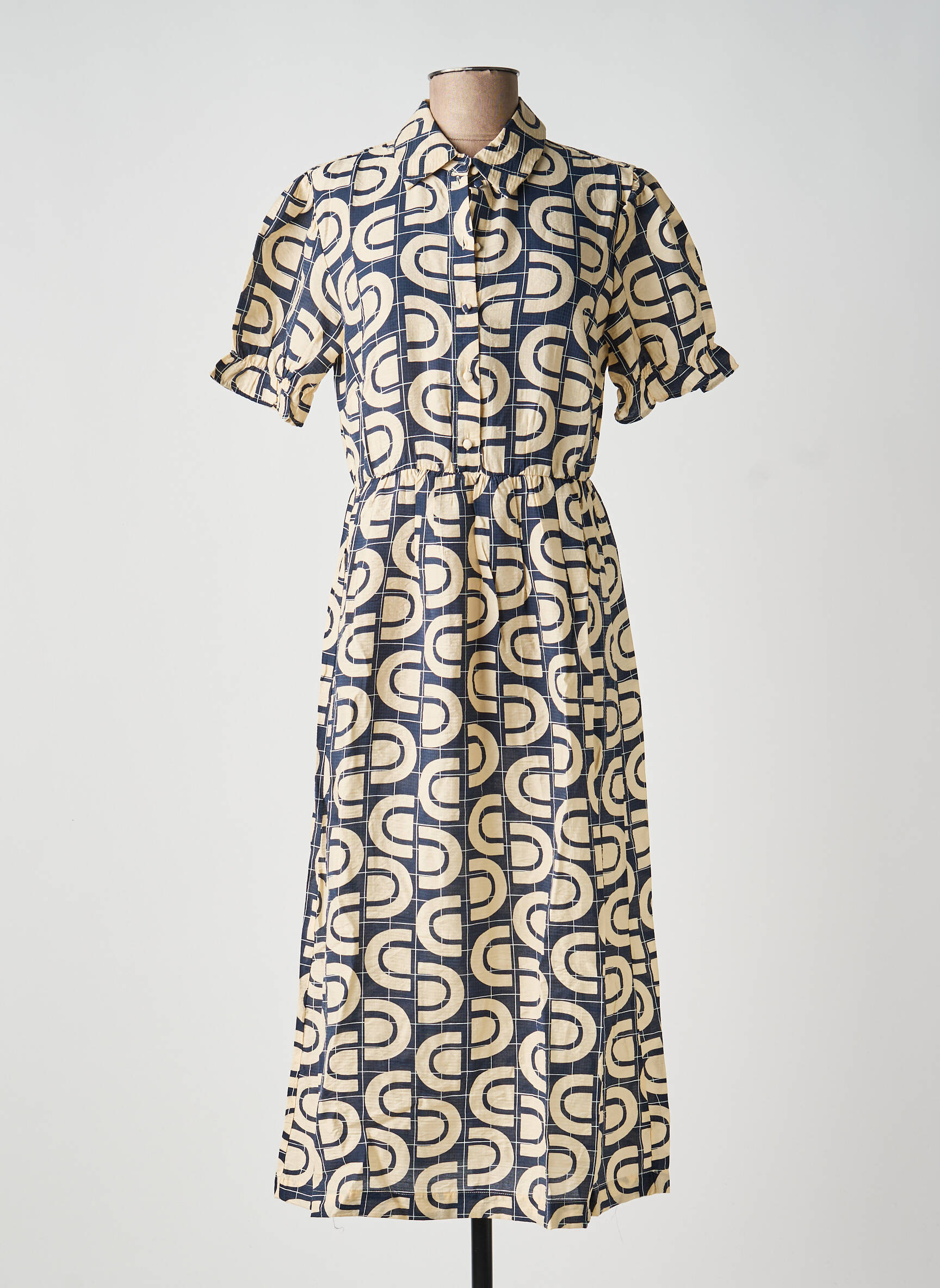 Rochie midi albastru OBJECT femeie