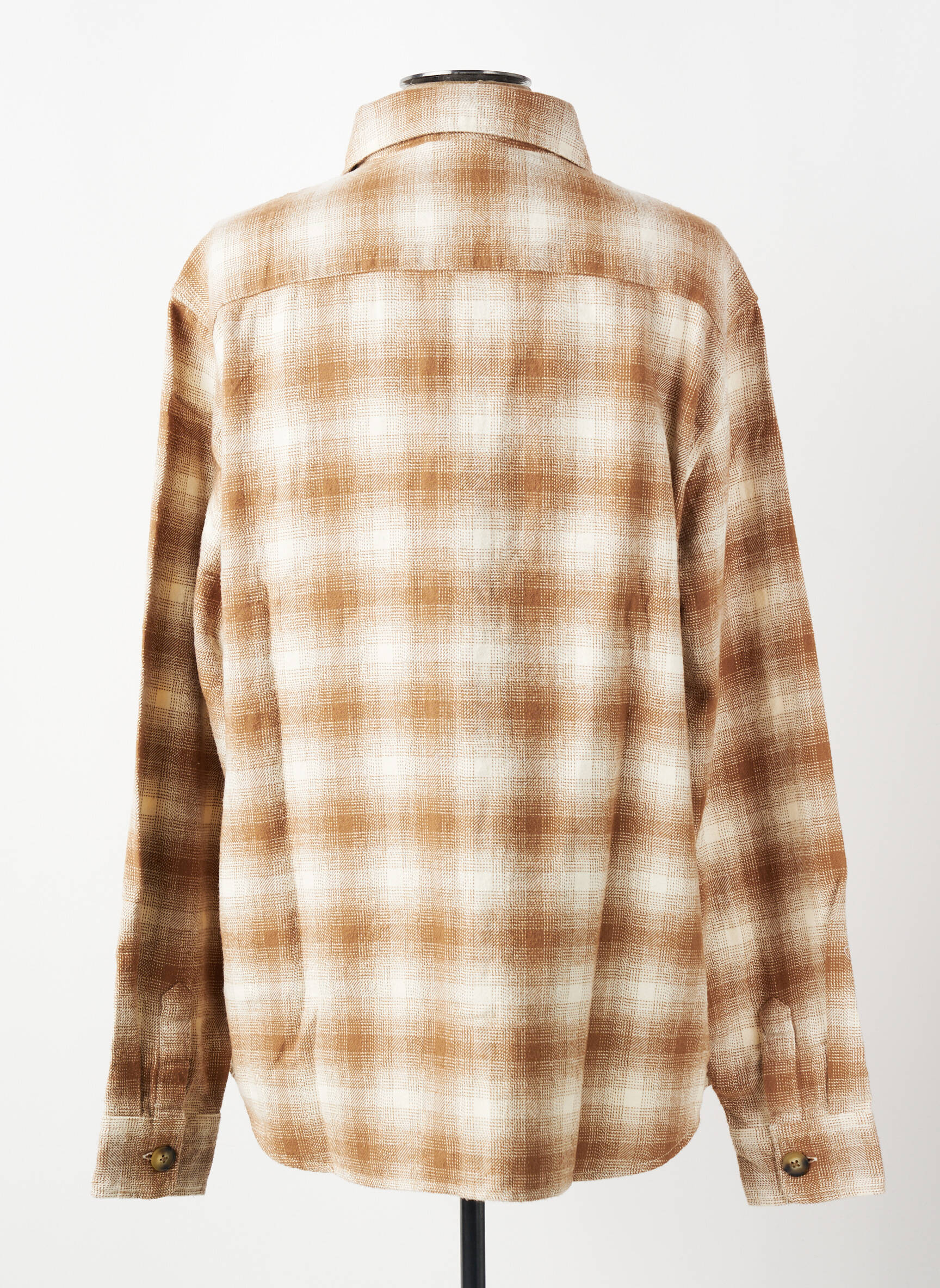 Cămașă cu mâneci lungi bej KNOWLEDGE COTTON APPAREL bărbat