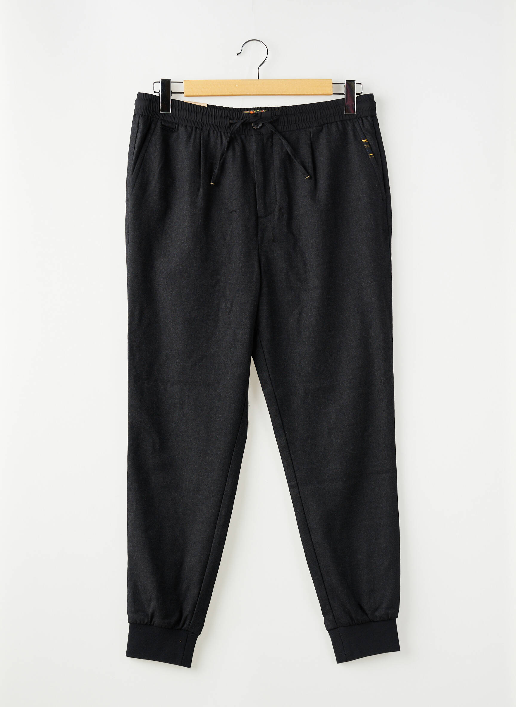 Pantalon slim negru SCOTCH & SODA bărbat