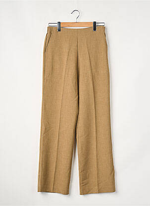 Pantalon drept maro GRACE & MILA femeie