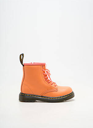 Botine/ghete portocalie DR MARTENS fată