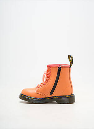 Botine/ghete portocalie DR MARTENS fată