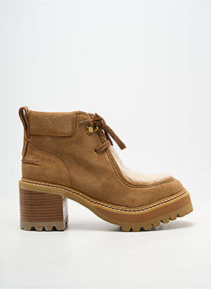 Botine/ghete maro SEE BY CHLOÉ femeie