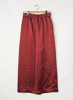 Pantalon larg roșu MAX MARA femeie