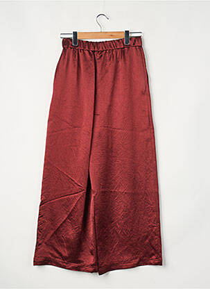 Pantalon larg croială largă roșu MAX MARA femeie