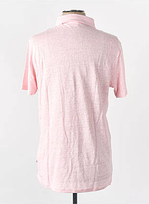 Polo roz KNOWLEDGE COTTON APPAREL bărbat