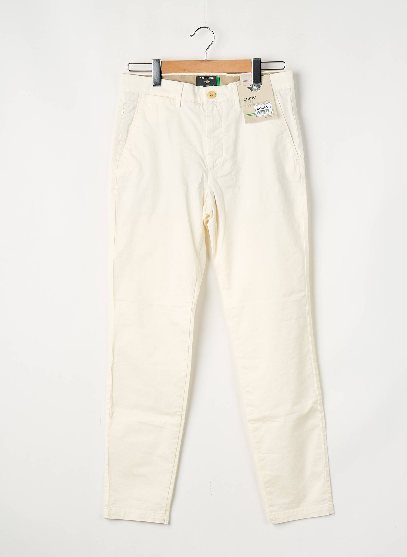Pantalon chino alb DOCKERS bărbat