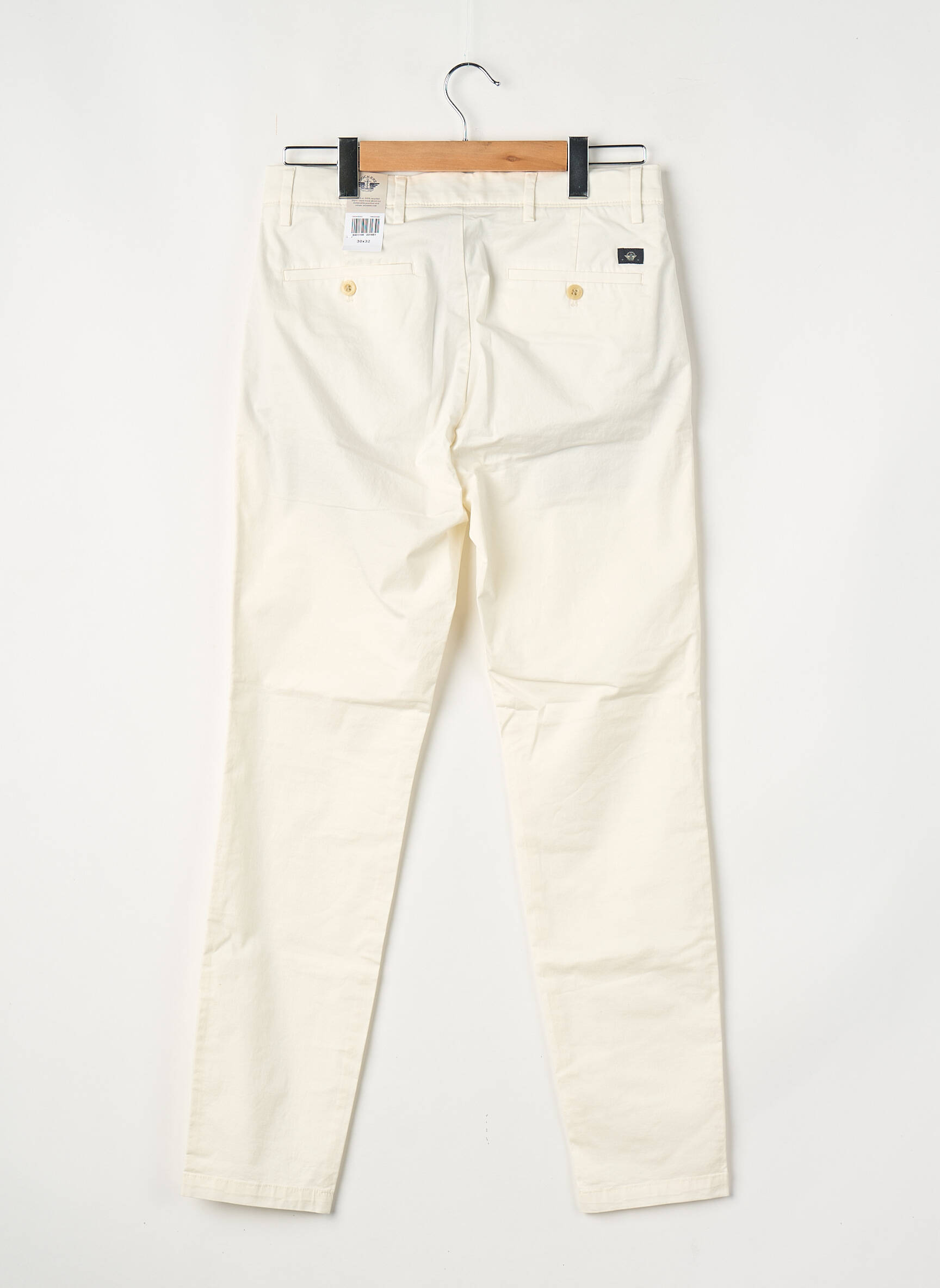 Pantalon chino alb DOCKERS bărbat