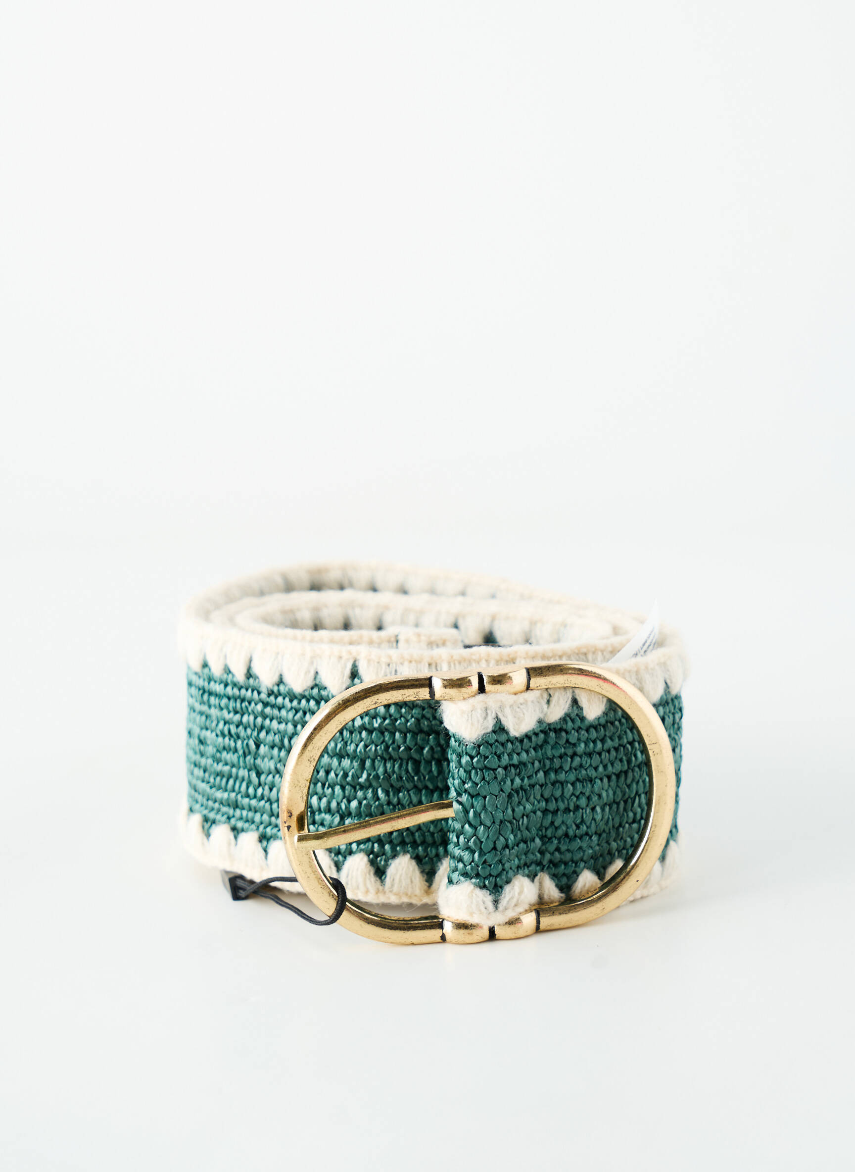 Curea verde PIECES femeie