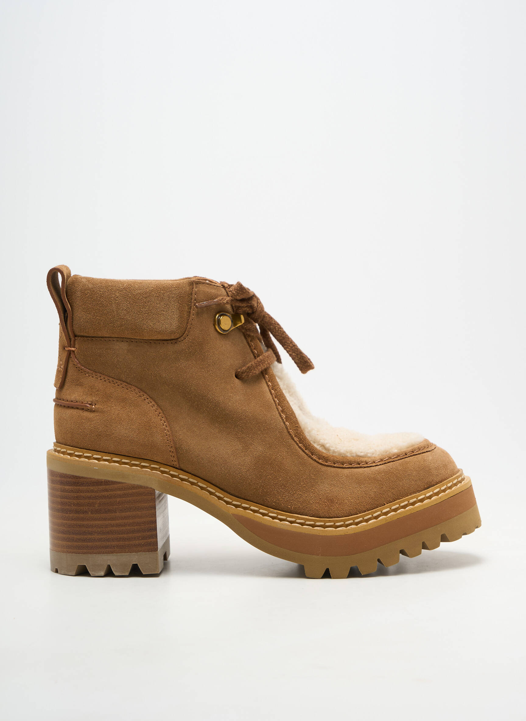 Botine/ghete maro SEE BY CHLOÉ femeie