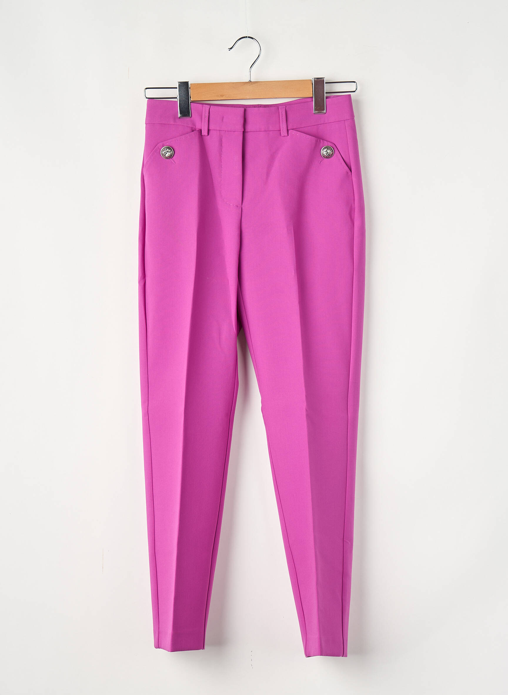 Pantalon slim roz MAX&CO. femeie