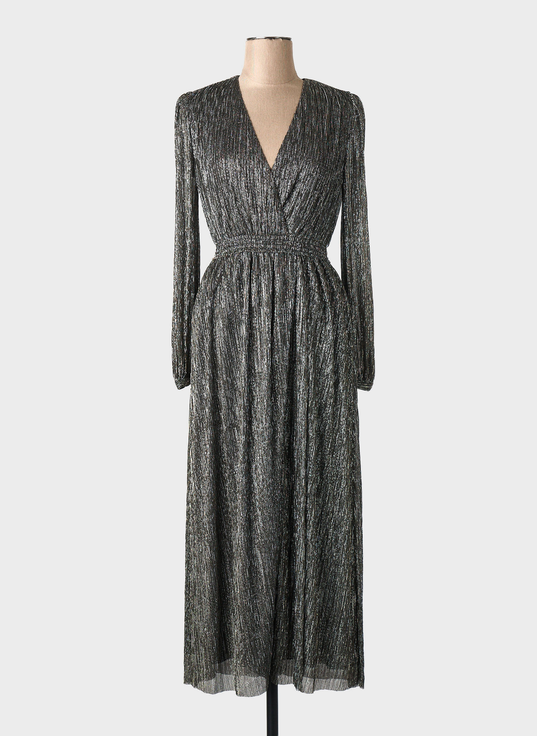 Rochie lungă gri THE KOOPLES femeie