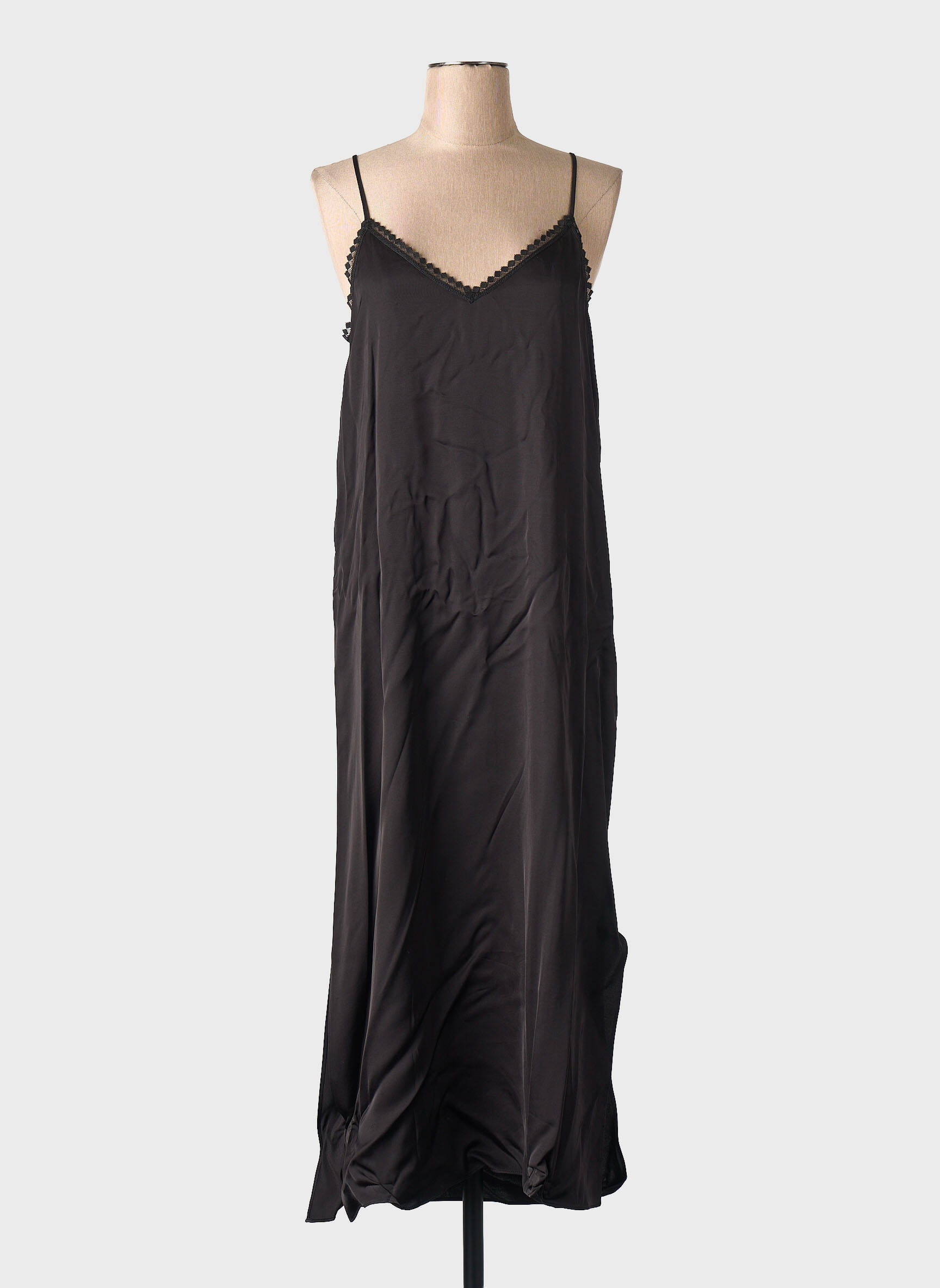 Rochie lungă negru THE KOOPLES femeie