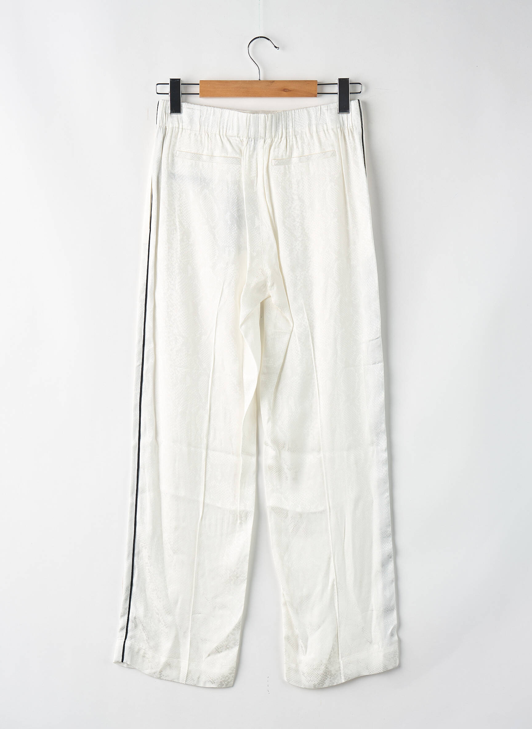 Pantalon larg alb THE KOOPLES femeie