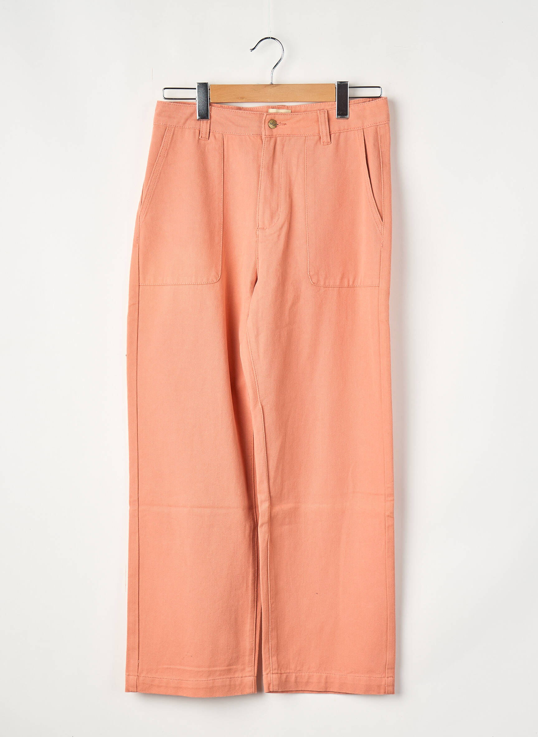 Pantalon larg roz WILD femeie