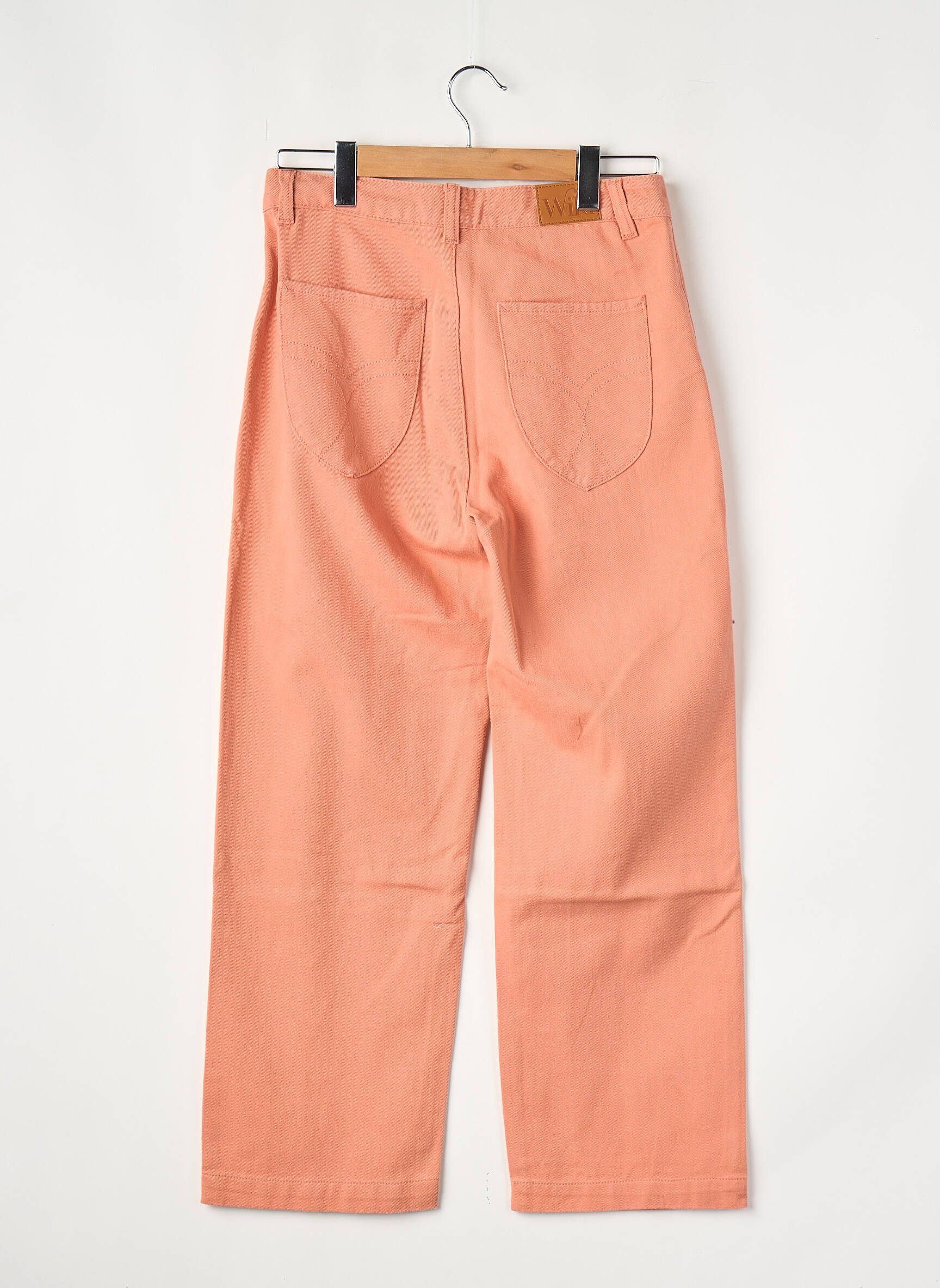 Pantalon larg roz WILD femeie