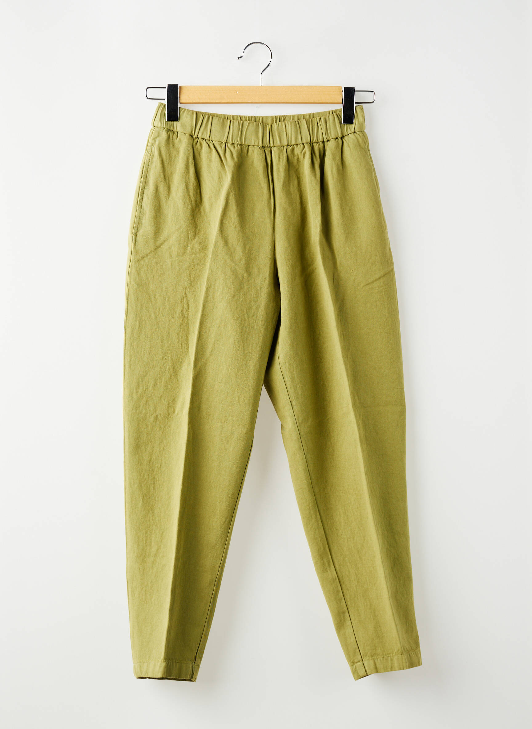 Pantalon drept verde POMANDERE femeie