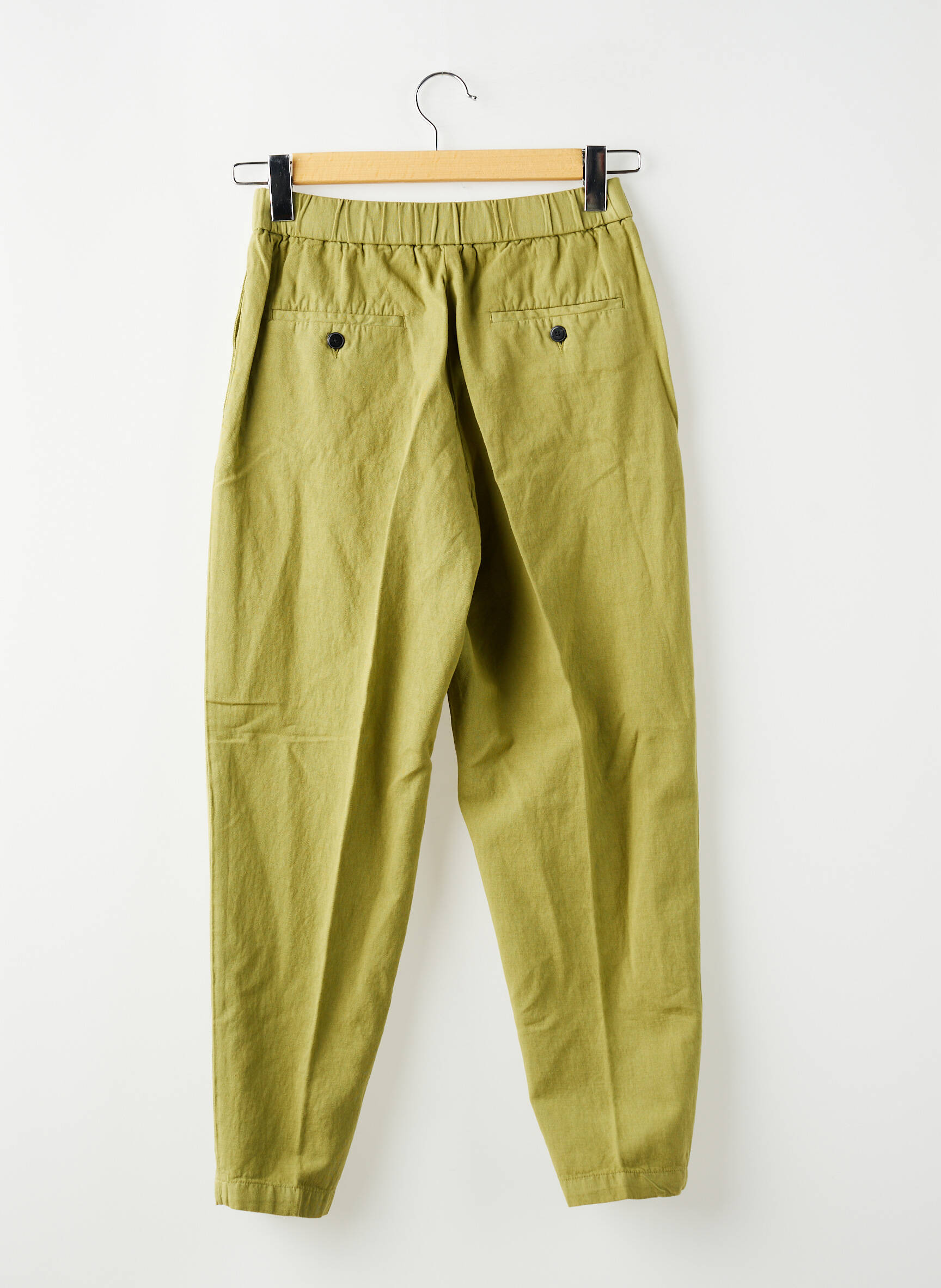 Pantalon drept verde POMANDERE femeie