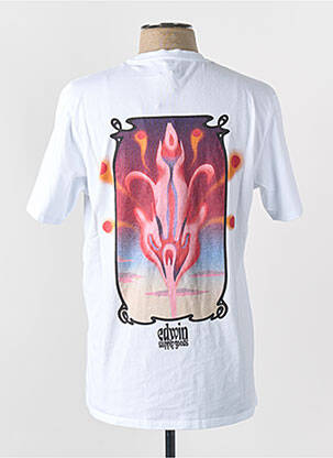 Tricou alb EDWIN bărbat