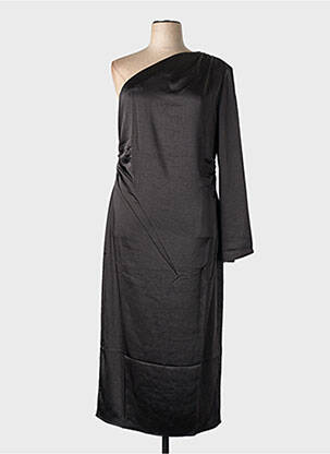 Rochie lungă negru GINA TRICOT femeie
