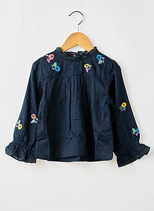 Top albastru BELLEROSE fată