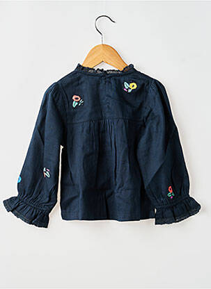 Top albastru BELLEROSE fată