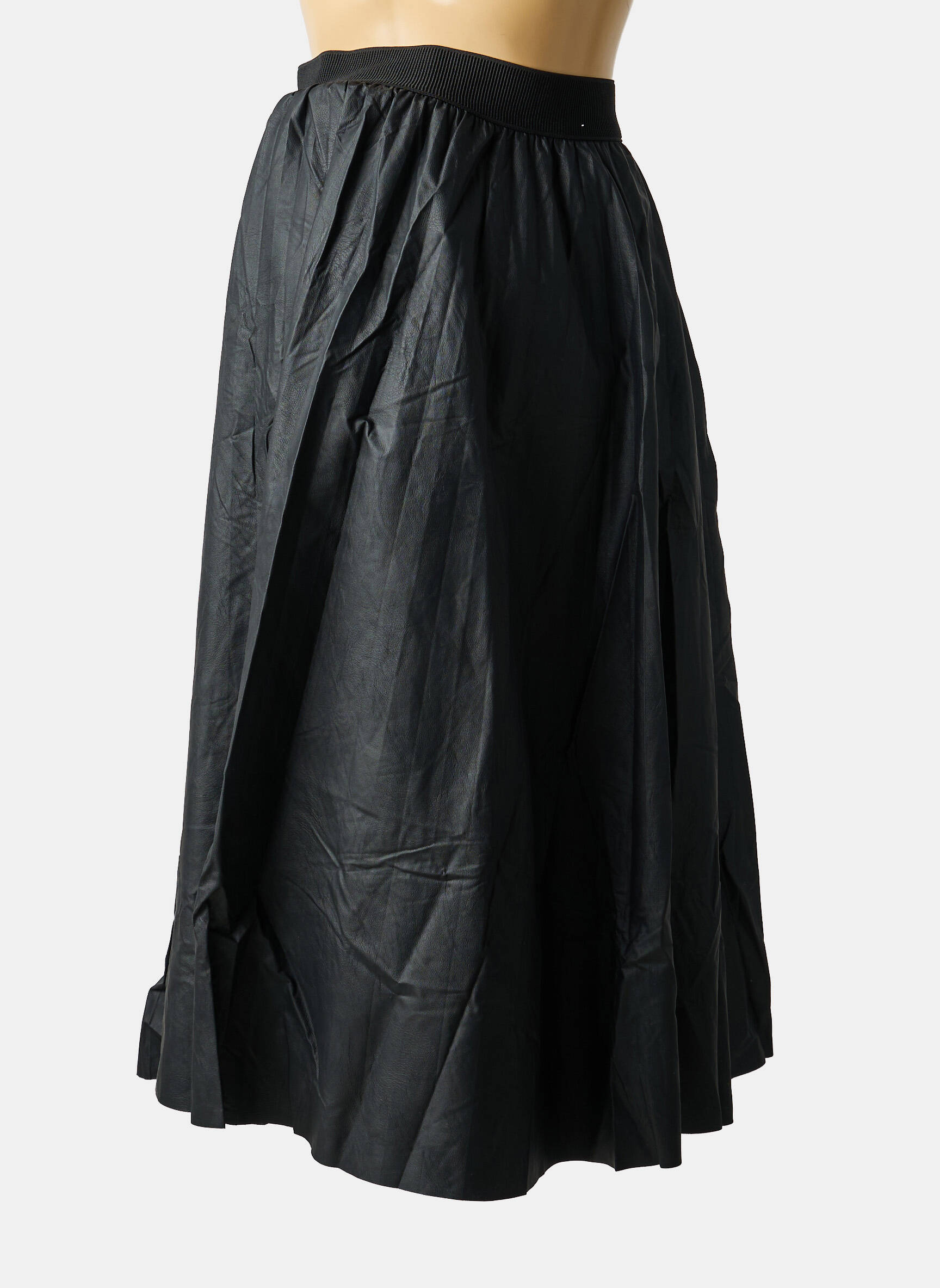 Fustă midi negru MAT FASHION femeie