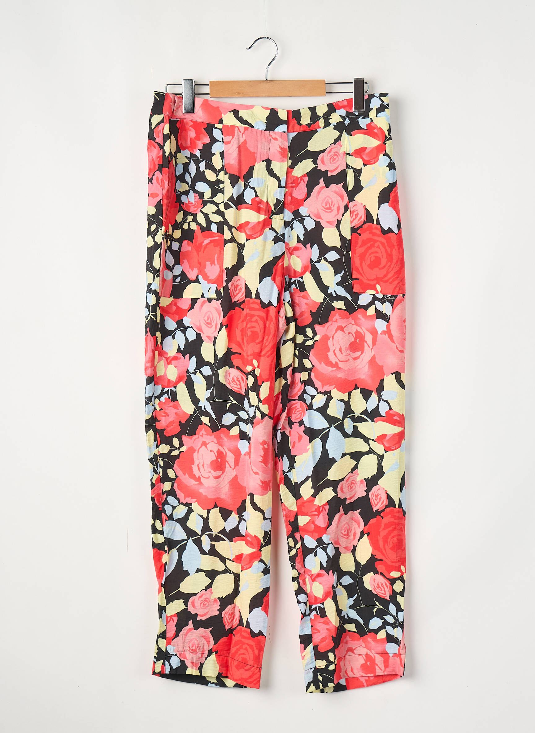 Pantalon drept multicolor OBJECT femeie