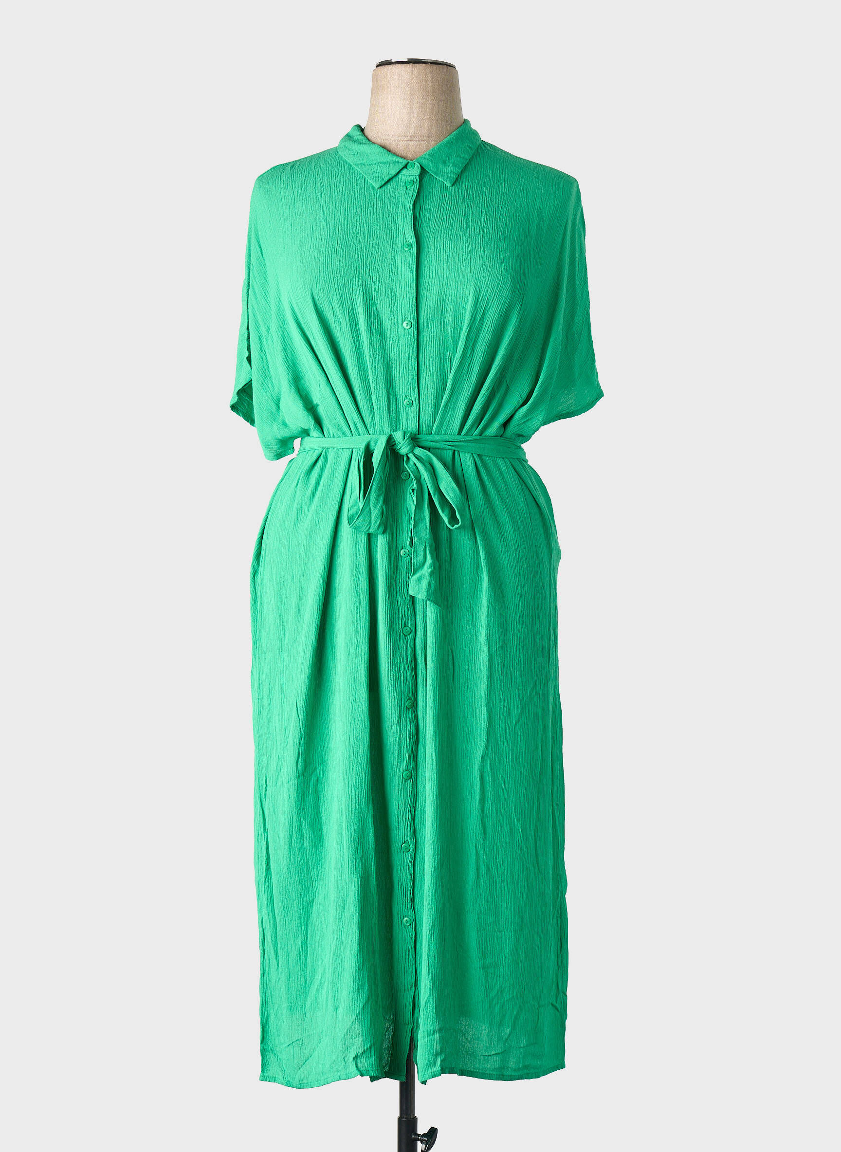 Rochie midi verde VERO MODA femeie