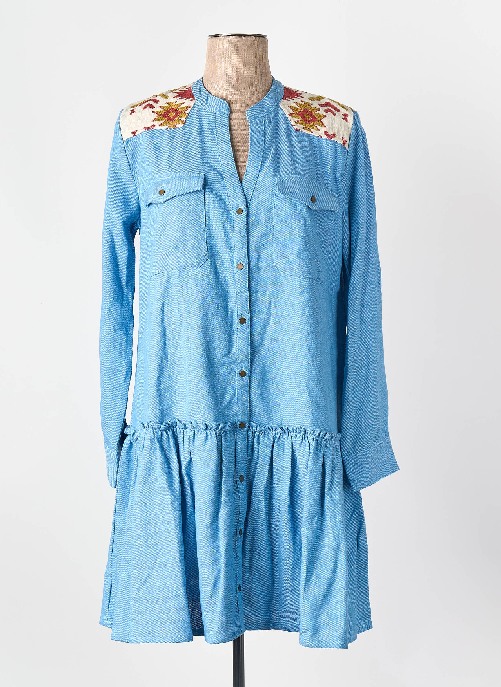 Rochie scurtă albastru WILD femeie