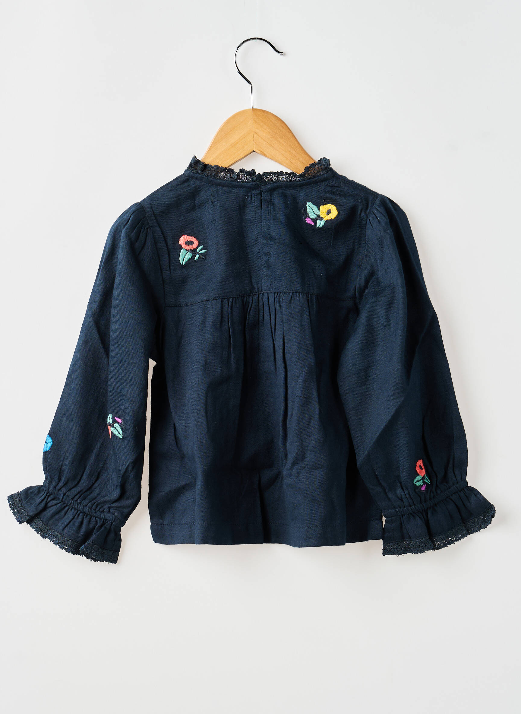 Top albastru BELLEROSE fată