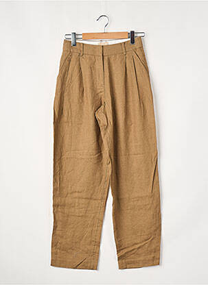 Pantalon larg maro VILA femeie